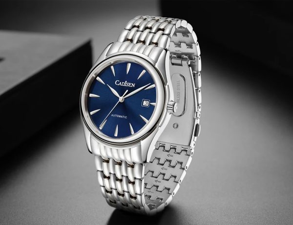 Stainless Steel AR Sapphire Elegant Automatic Machinery Watches - Image 12