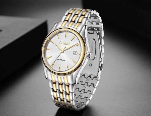 Stainless Steel AR Sapphire Elegant Automatic Machinery Watches - Image 13