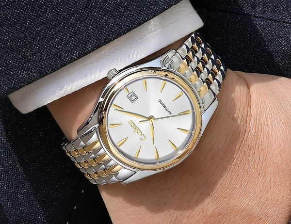 Stainless Steel AR Sapphire Elegant Automatic Machinery Watches - Image 5