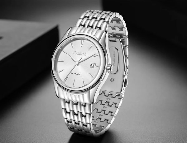 Stainless Steel AR Sapphire Elegant Automatic Machinery Watches - Image 9