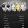 Stainless Steel AR Sapphire Elegant Automatic Machinery Watches - Image 10