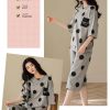 Summer Sleepwear Plus Size Student Pajama Set Thin Short Sleeve Seven Pants Design - Image 2