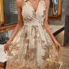 Vintage Flower Sequin Evening Dresses - Image 6