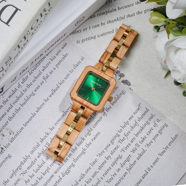Wooden Fashion Niche Wrist Watch With Wood box - Image 13