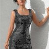 Backless Sequin Fashion Elegant Bodycon Mini Party Dresses