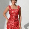 Backless Sequin Fashion Elegant Bodycon Mini Party Dresses - Image 15
