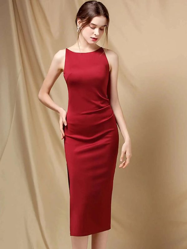 Elegant Folds Bodycon Prom Short Dresses - Image 23