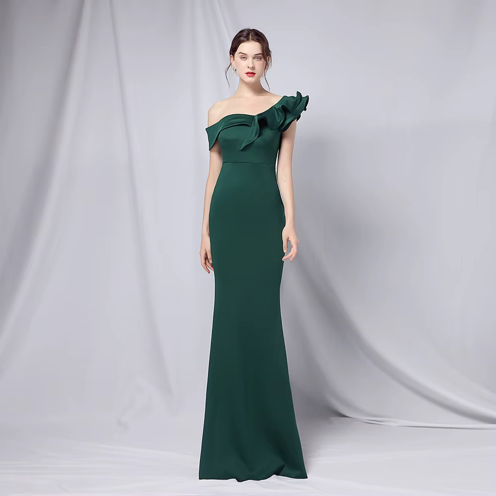 Elegant Korean Mermaid Dress for Evening Prom and Party Glam - Image 12
