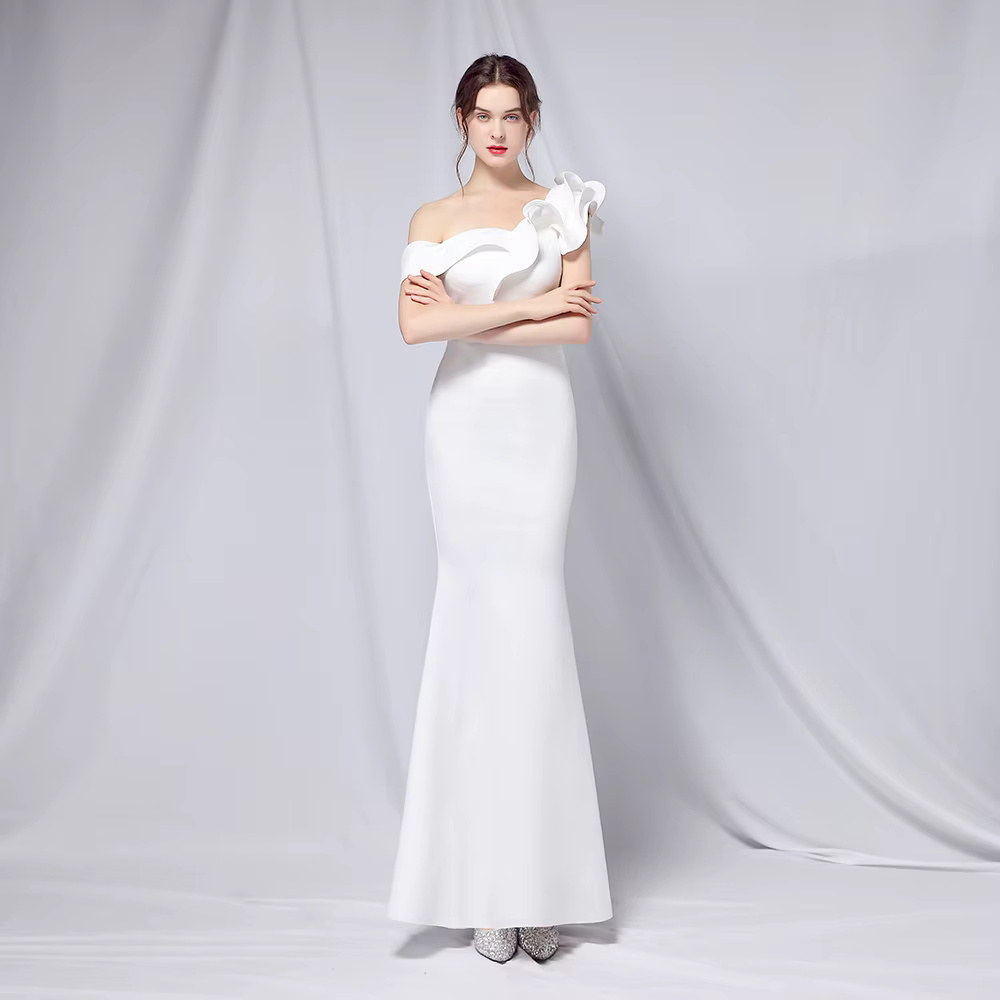 Elegant Korean Mermaid Dress for Evening Prom and Party Glam - Image 9