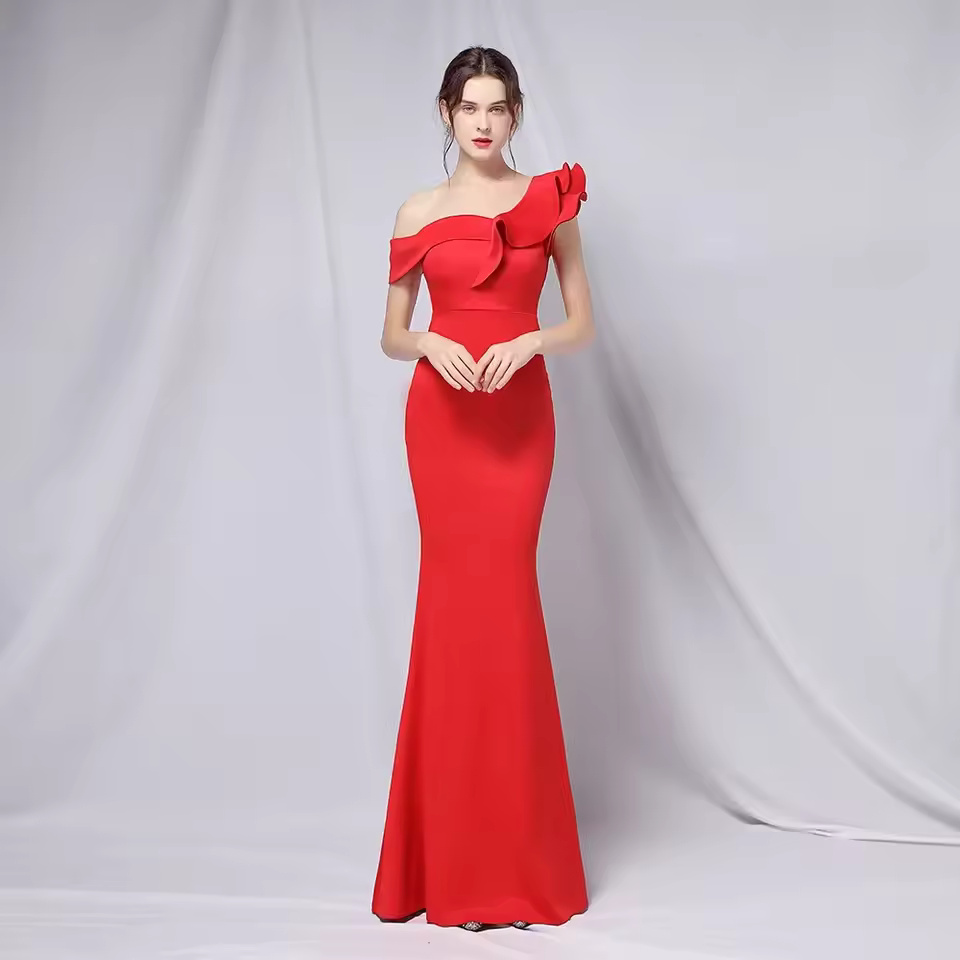 Elegant Korean Mermaid Dress for Evening Prom and Party Glam - Image 10