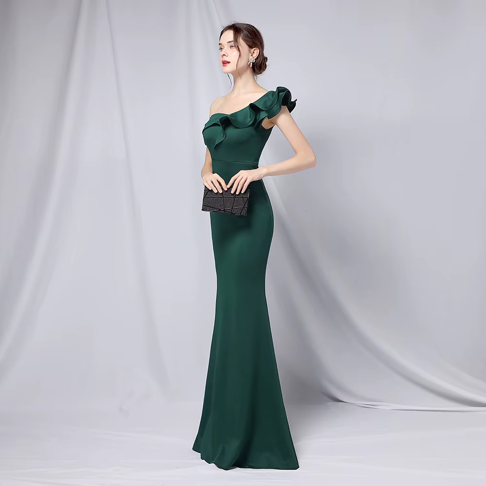 Elegant Korean Mermaid Dress for Evening Prom and Party Glam - Image 15