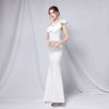 Elegant Korean Mermaid Dress for Evening Prom and Party Glam - Image 4