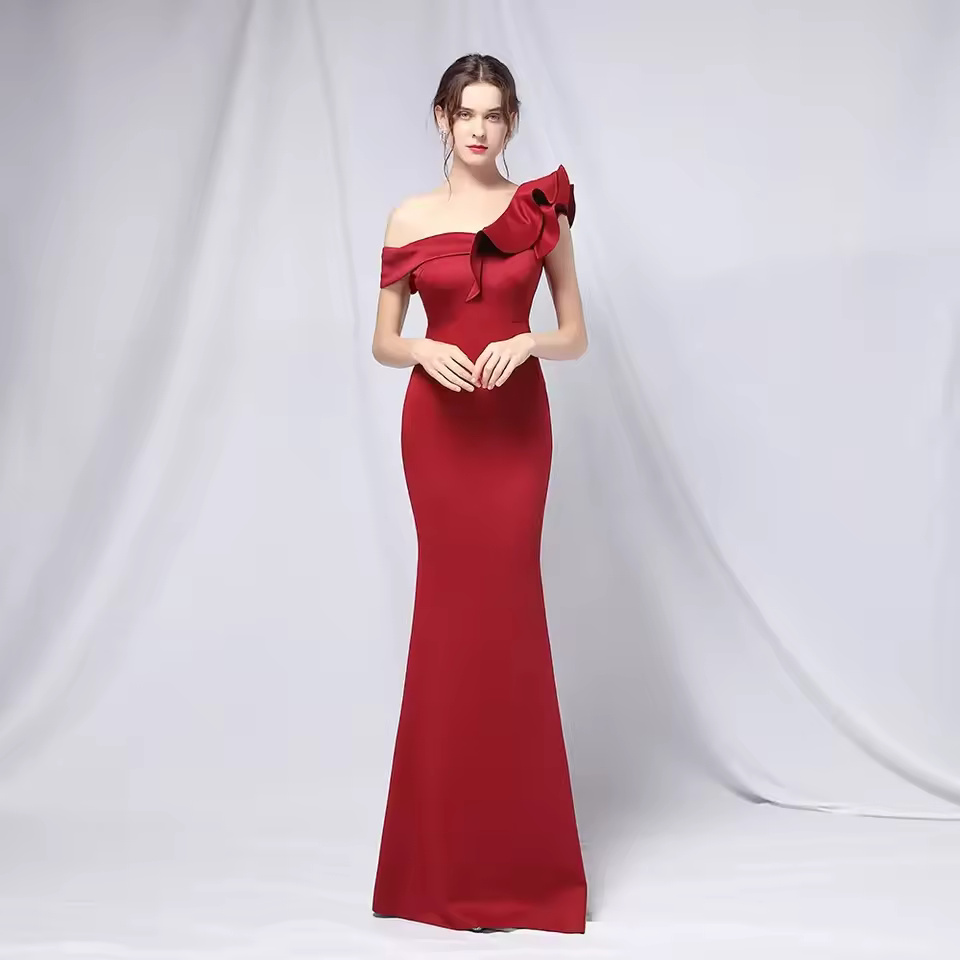 Elegant Korean Mermaid Dress for Evening Prom and Party Glam - Image 11