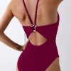 High Leg Bath Bathing One Piece Bikinis Swimm Suits - Image 11