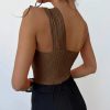 Rib One Shoulder Fashion Cut-out One Piece Swimming Suit - Image 12