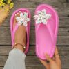Six-Petal Flower Pattern Flip-Flop Daily Walking Comfort Soft Sandal - Image 5