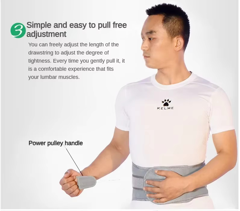 Adjustable Waist Trimmer Single pull Belt with Back and Posture Support - Image 2