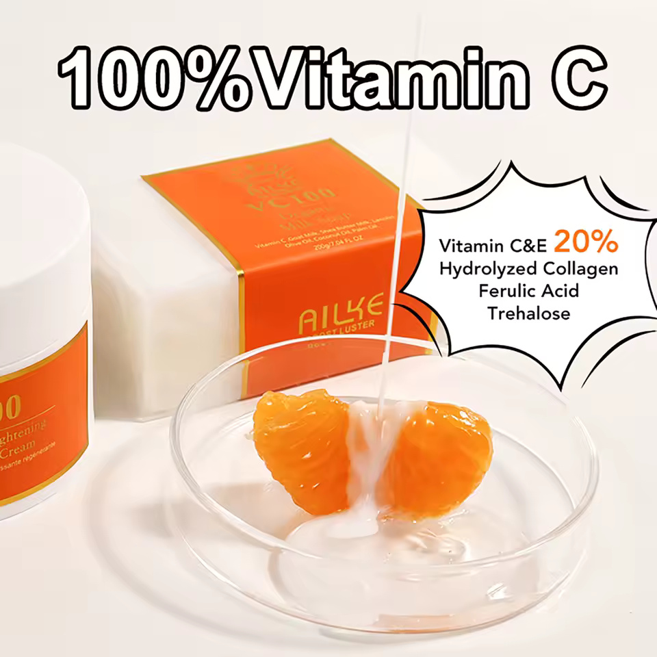 Skin Brightening Vitamin C Whitening Moisturizing Anti Aging Lotion and Serum Kit - Image 2