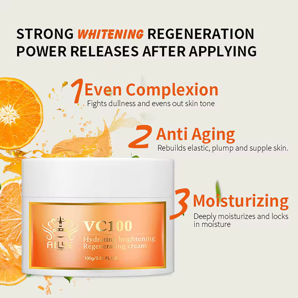 Skin Brightening Vitamin C Whitening Moisturizing Anti Aging Lotion and Serum Kit - Image 7