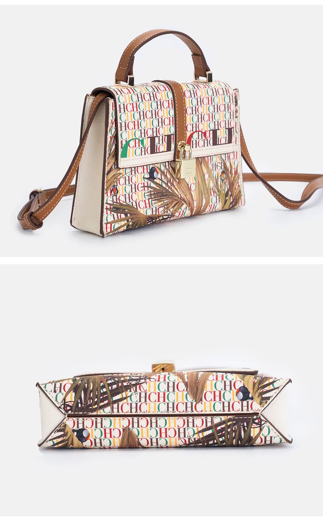 Exquisite Casual High-quality Fashionable Crossbody Bag With Lock Design - Image 7