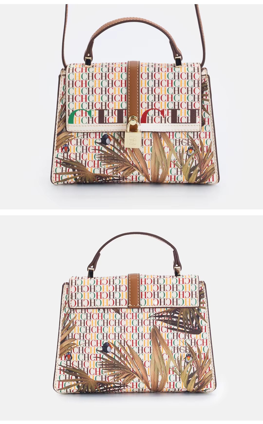 Exquisite Casual High-quality Fashionable Crossbody Bag With Lock Design - Image 8