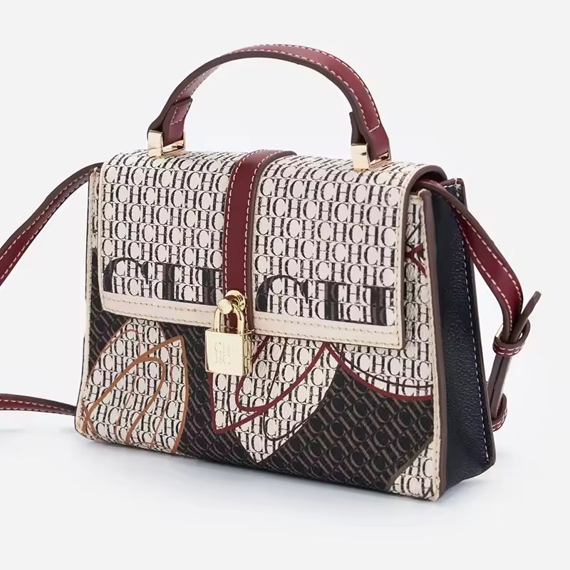 Exquisite Casual High-quality Fashionable Crossbody Bag With Lock Design - Image 10