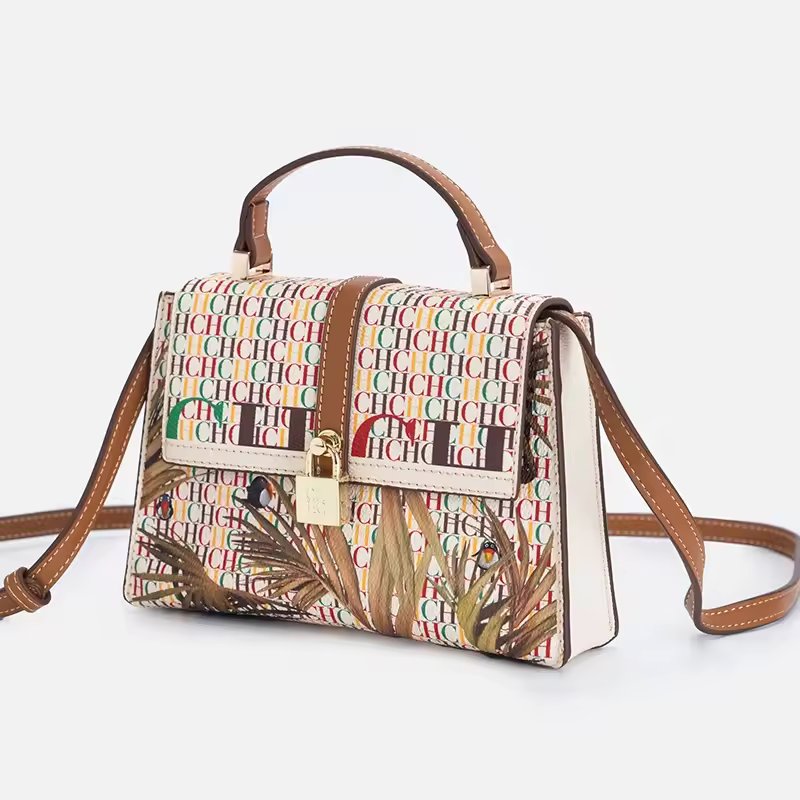 Exquisite Casual High-quality Fashionable Crossbody Bag With Lock Design - Image 3