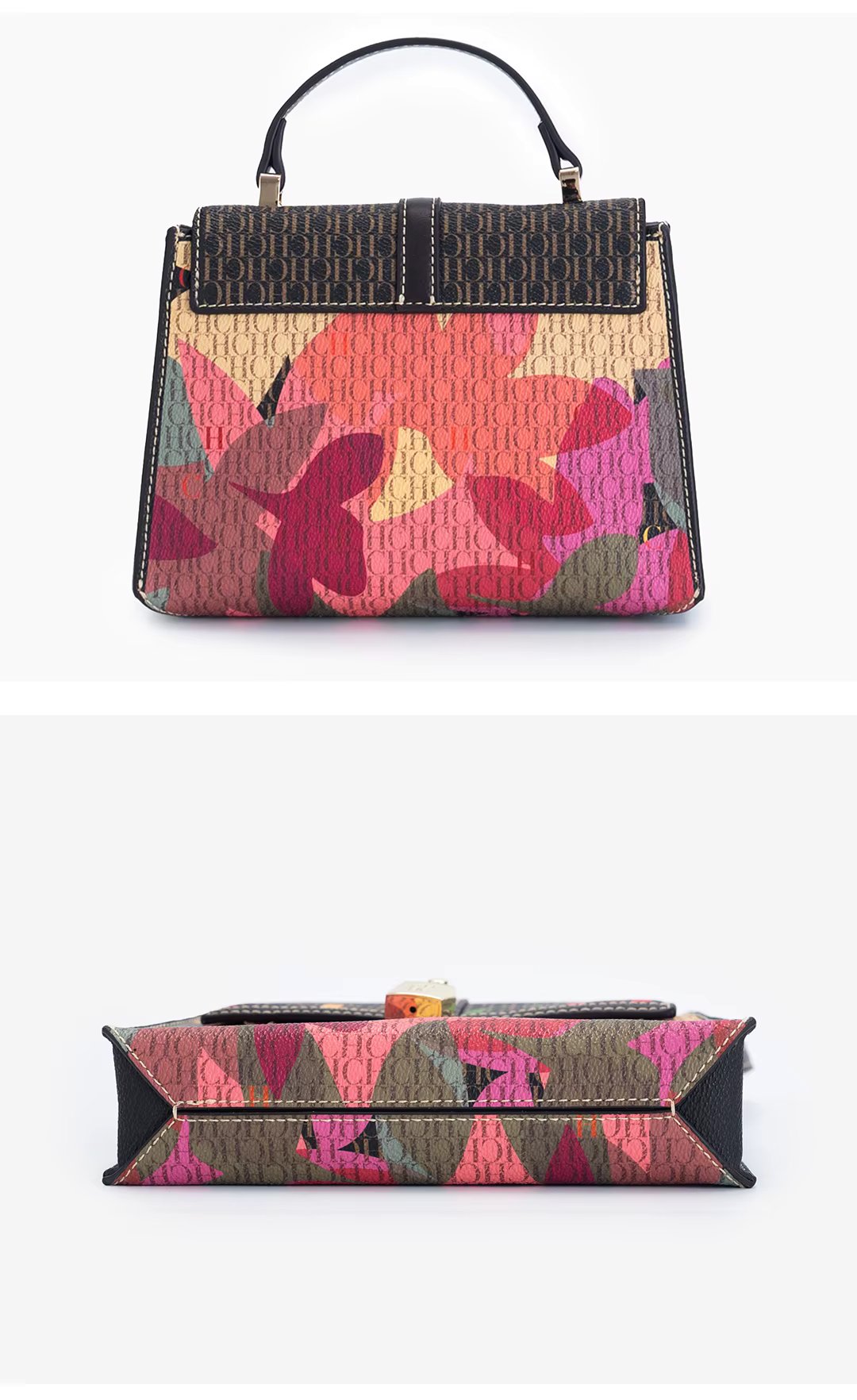 Exquisite Casual High-quality Fashionable Crossbody Bag With Lock Design - Image 4